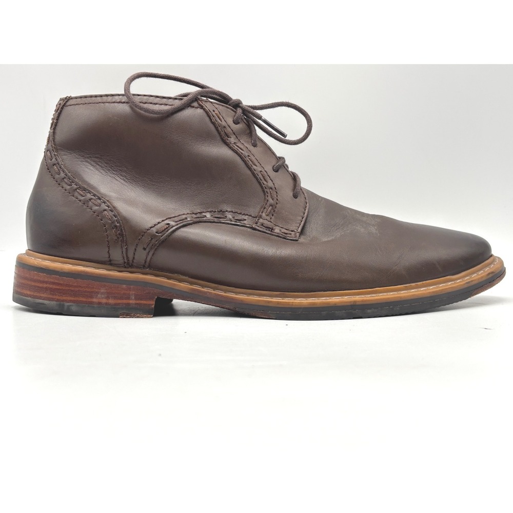 Rockport Mens Brown Leather Chukka Boots A12491 Adiprene by Adidas Size 9.5 M - Picture 13 of 15